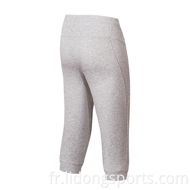 En gros, blanc court homme décontracté sports personnalisés imprimer sueur meen jogger pantalon homme pantalon